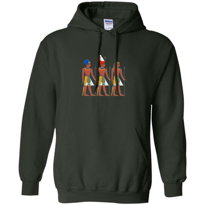 Ancient Egypt Pharaoh Art T-shirt Forest Green
