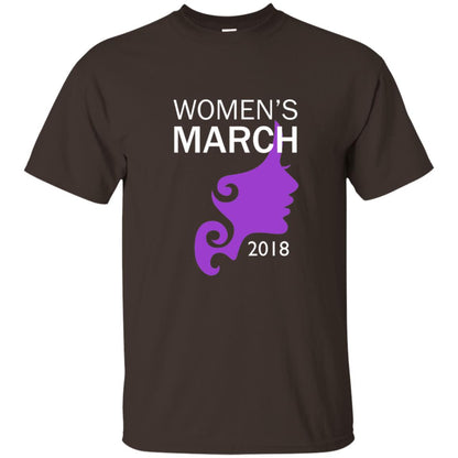 Women's March 2018 T-shirt Dark Chocolate