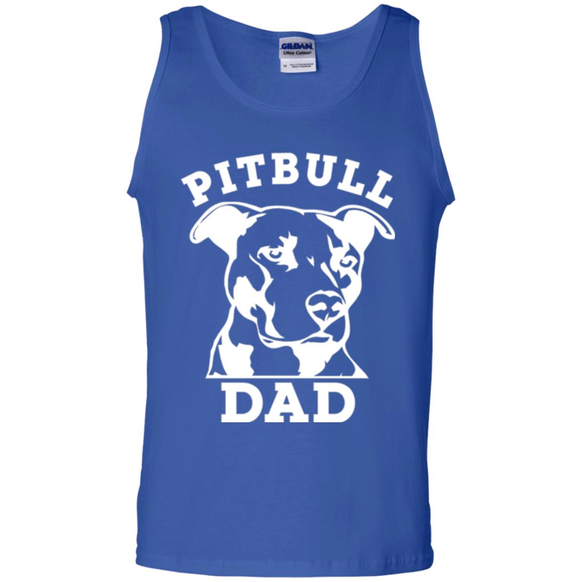 Pit Bull Dad T-shirt Pitbull Lovers Royal