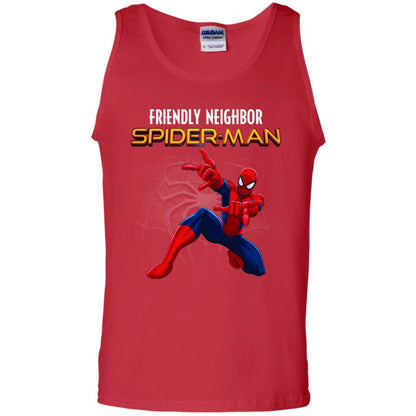 Friendly Neighbor Spider Man Movie Fan T-shirt Red