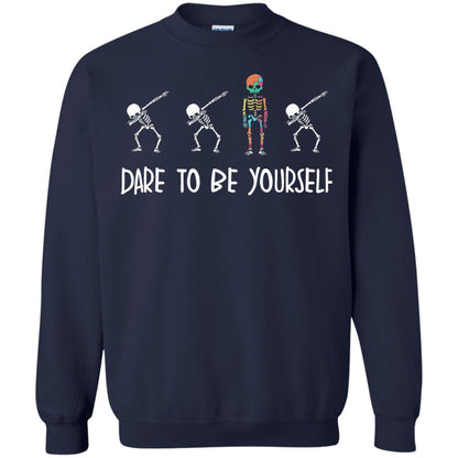 Dare To Be Yourself Autism Awareness T-shirt Navy