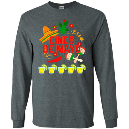 Fiesta Cinco De Mayo T-shirt Cinco De Mayo Dark Heather