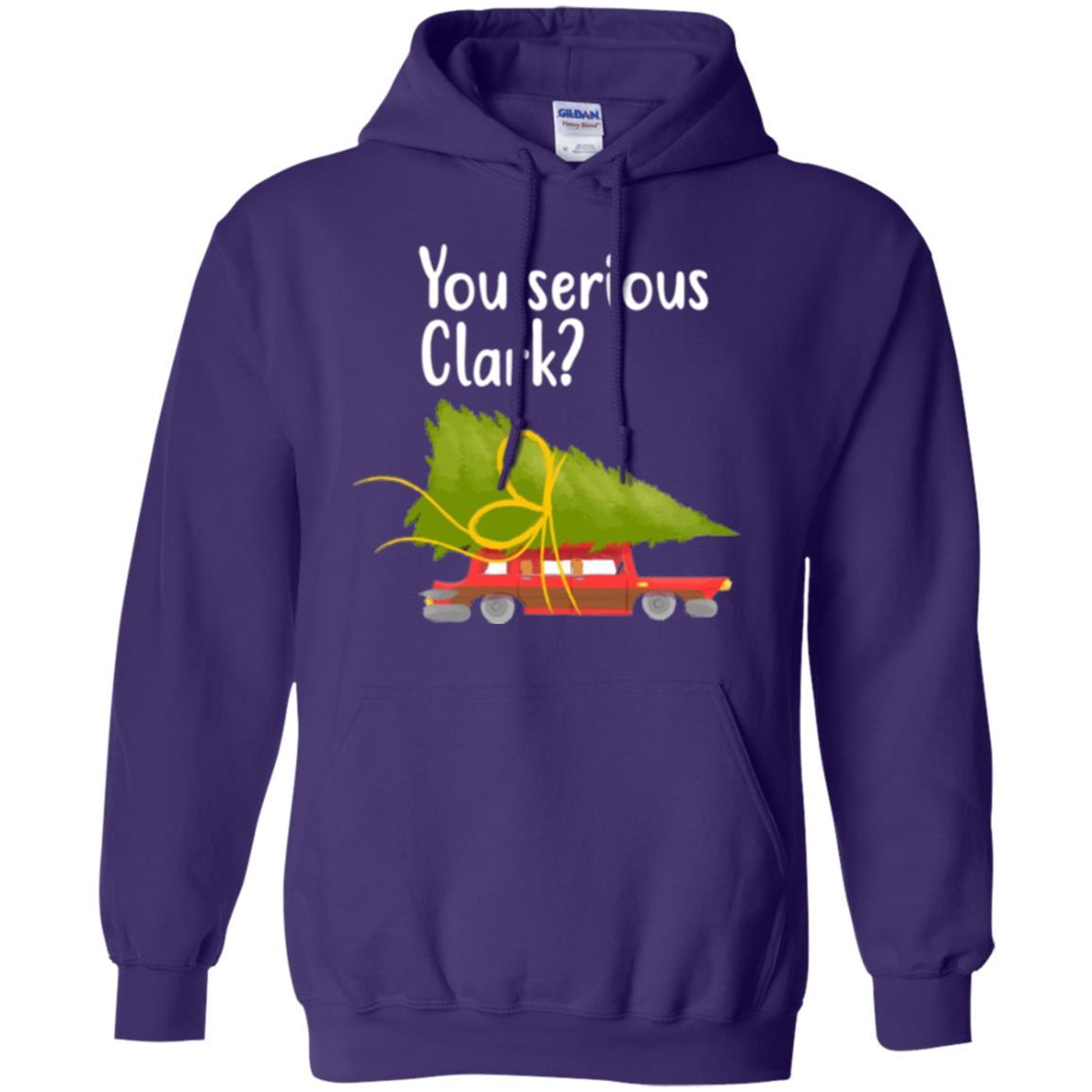 Christmas T-shirt You Serious Clark Griswold Purple