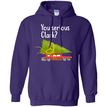Christmas T-shirt You Serious Clark Griswold Purple