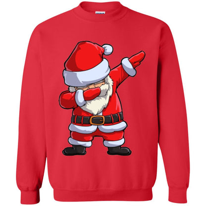 Christmas T-shirt Dabbing Santa Claus Red