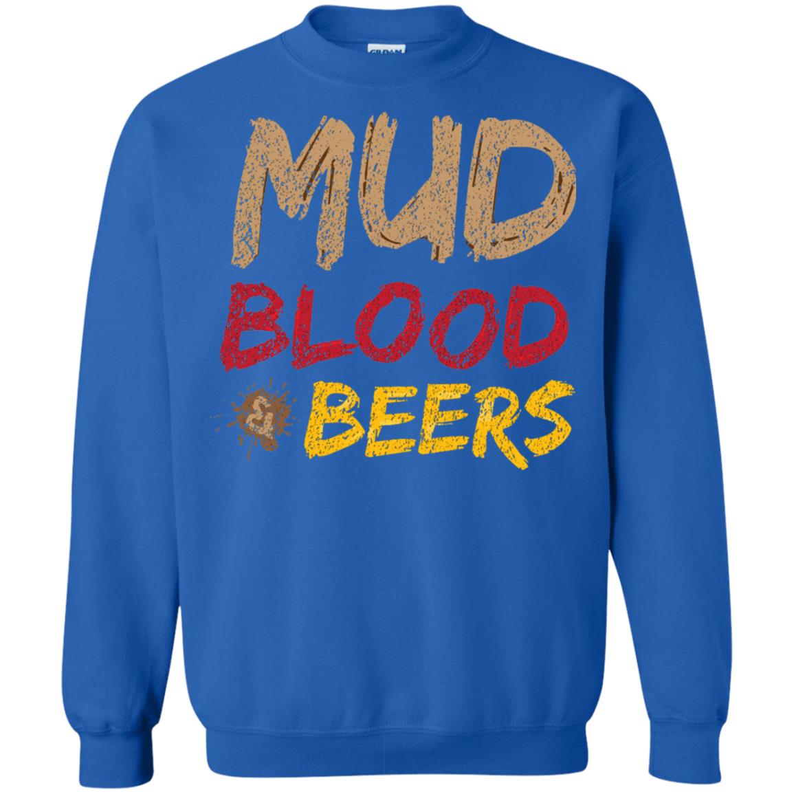 Mud Blood Beers Awesome Team T-shirt Royal