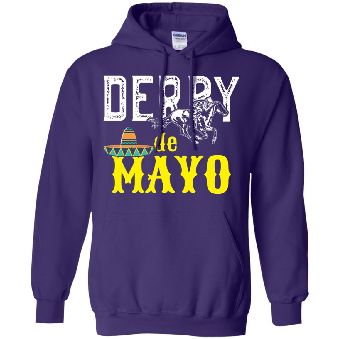 Cinco Derby De Mayo Horse Race Shirt Purple