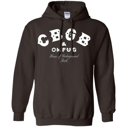 Music T-shirt Cbgb And Omfug Home Of Underground Rock Dark Chocolate