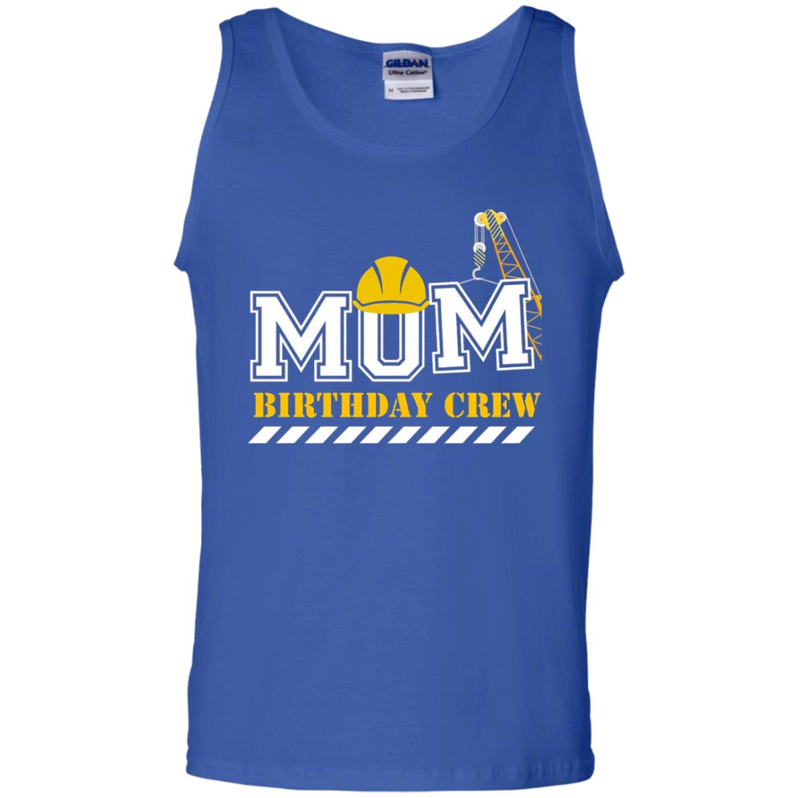 Mom Birthday Crew Mommy T-shirt Royal
