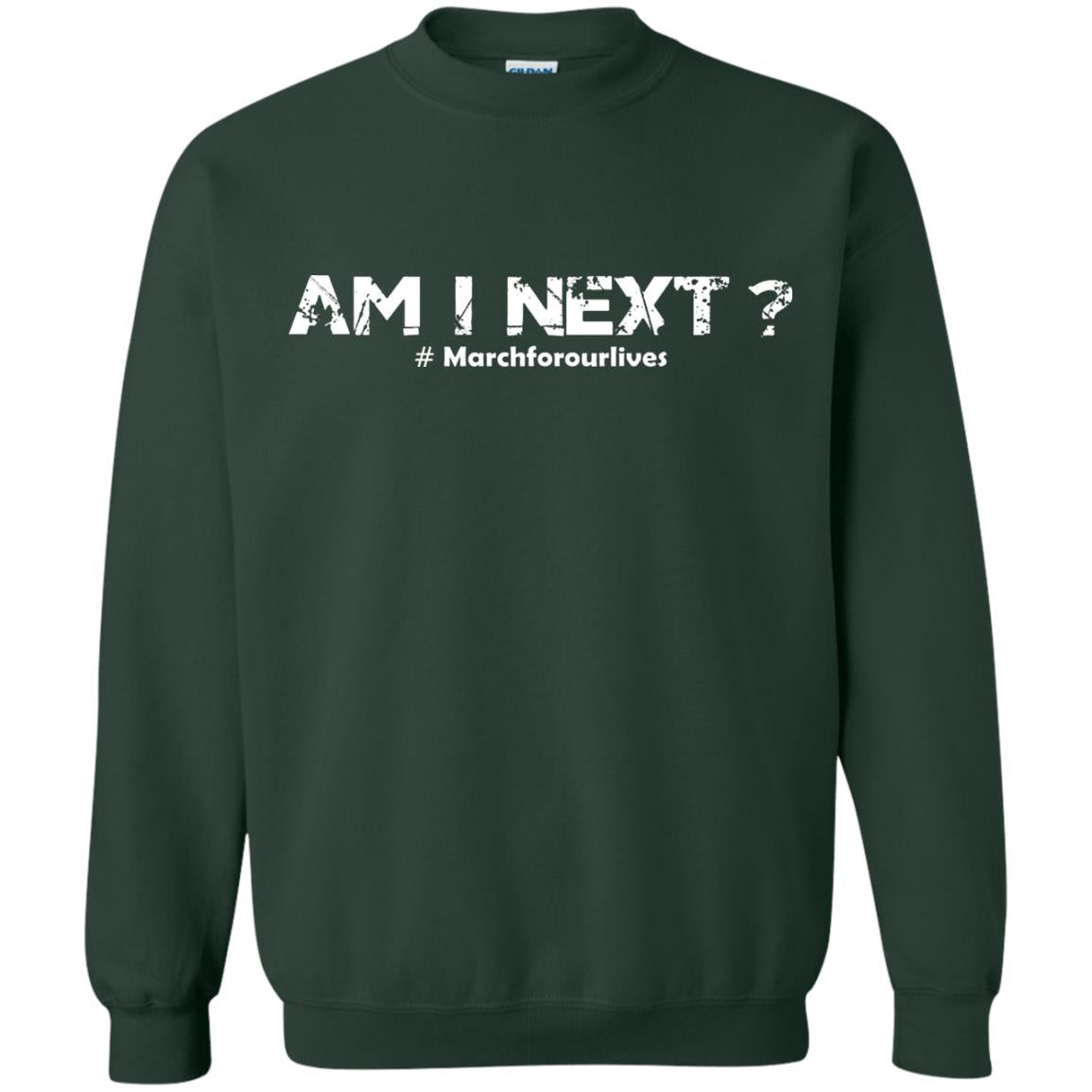 Am I Next Gun Control T-shirt Forest Green