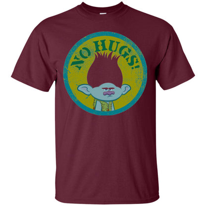 Dream Works_ Trolls No Hugs T-shirt Maroon