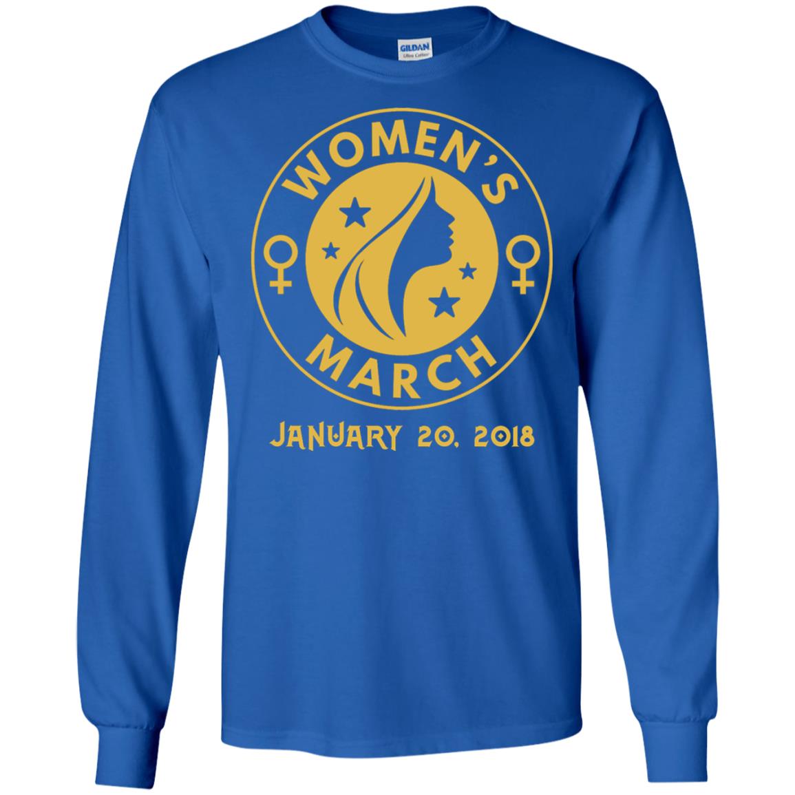 Women_s Right T-shirt Women_s March January 20th 2018 Protest Royal