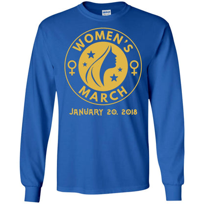 Women_s Right T-shirt Women_s March January 20th 2018 Protest Royal