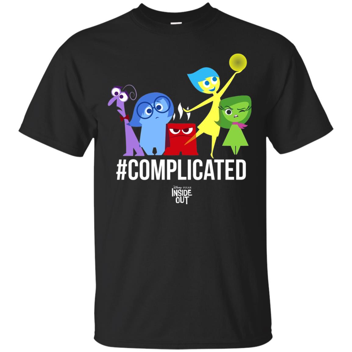 Inside Out Complicated Emotions Graphic T-shirt Black