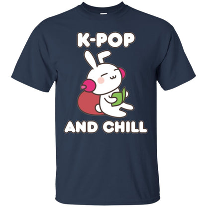 K-pop T-shirt K-pop And Chill Navy