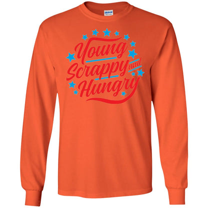 Hamilton T-shirt Young Scrappy And Hungry Orange