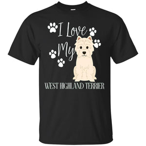 Westie West Highland Terrier Dog Shirt