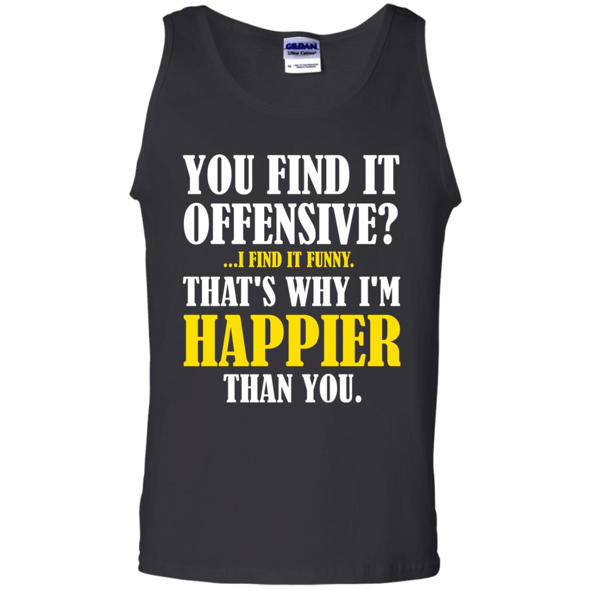 You Find It Offensive I Find It Funny T-shirt Black
