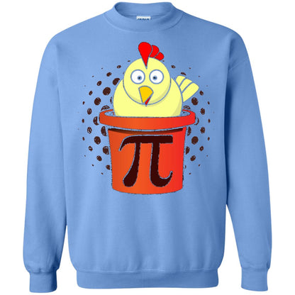 Chicken Pot Pi Funny Math T-shirt Carolina Blue