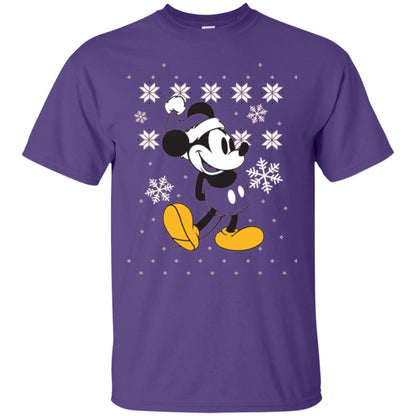 Christmas T-shirt Disney Mickey Mouse Purple