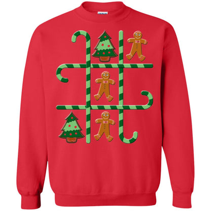 Christmas T-shirt Tic Tac Toe Board Game Red