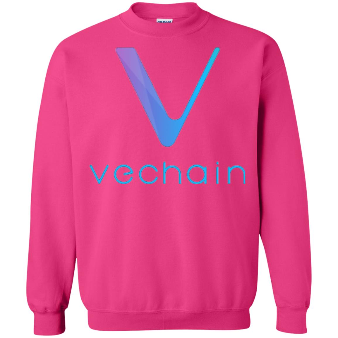 Vechain Ven Cryptocurrency Blockchain T-shirt Heliconia