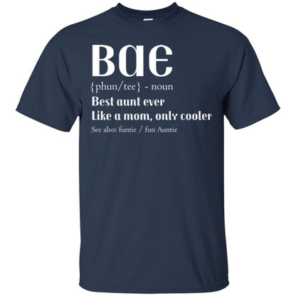 Bae Best Aunt Ever Shirt Navy