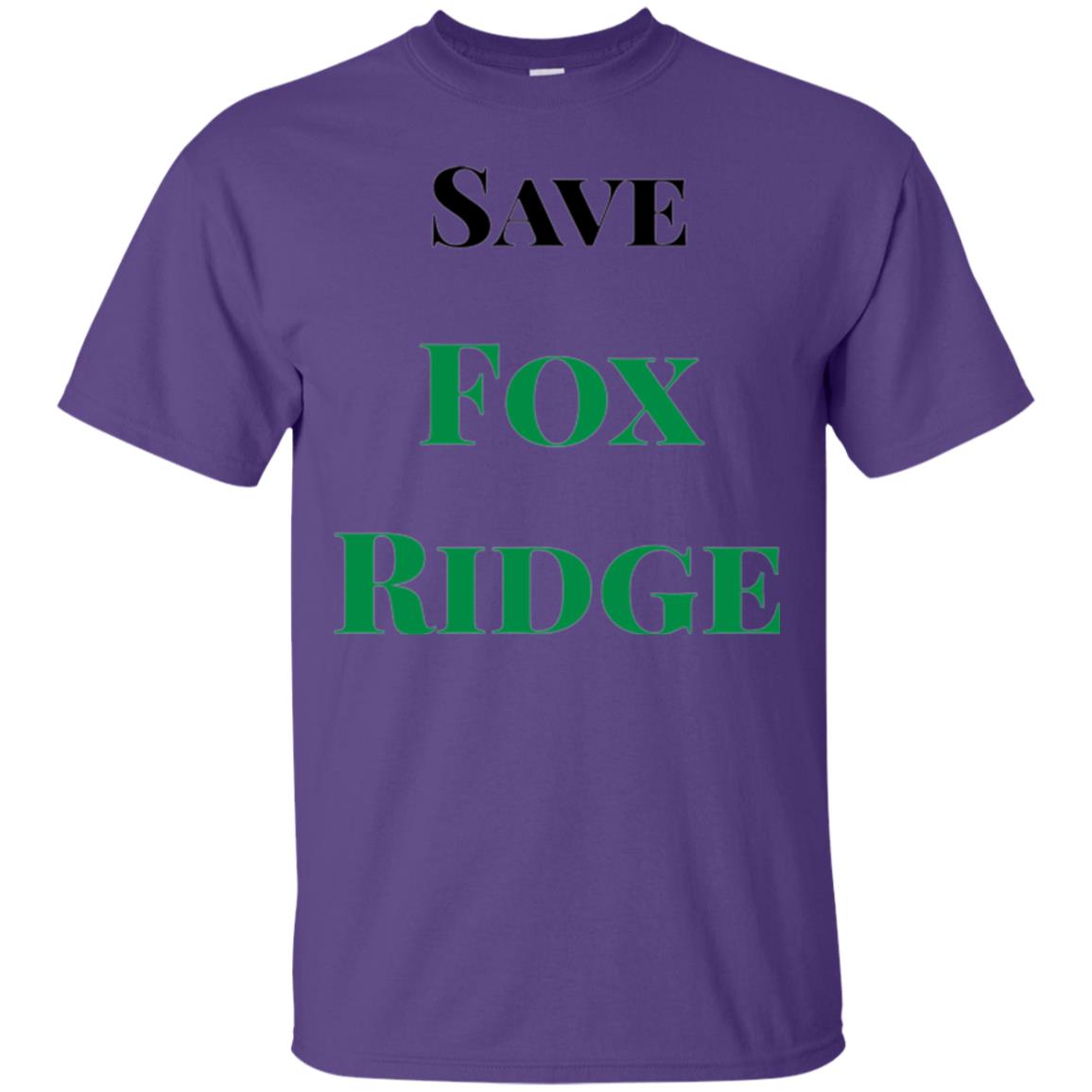 Elementary T-shirt Keep Calm And Save Fox Ridge Purple