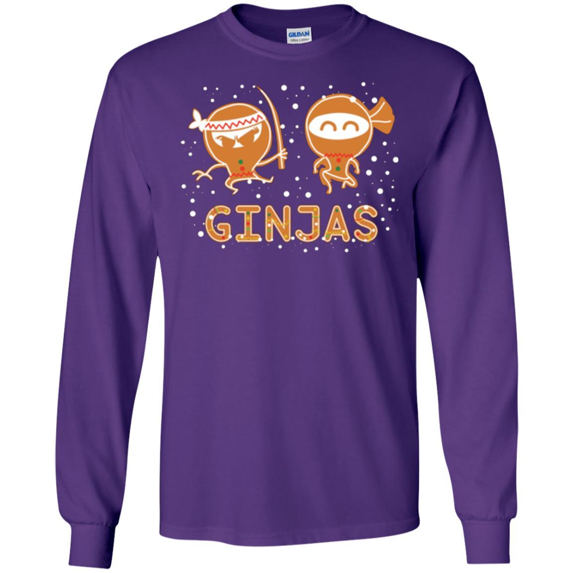 Christmas T-shirt Ginjas Purple