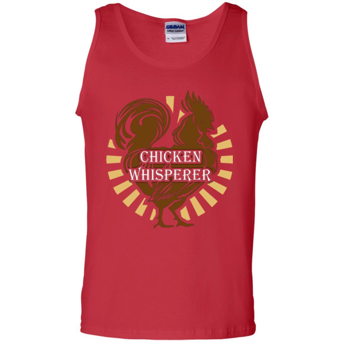 Farmer T-shirt Chicken Whisperer Red