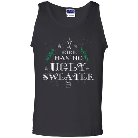 Christmas T-shirt A Girl Has No Ugly Sweater Black