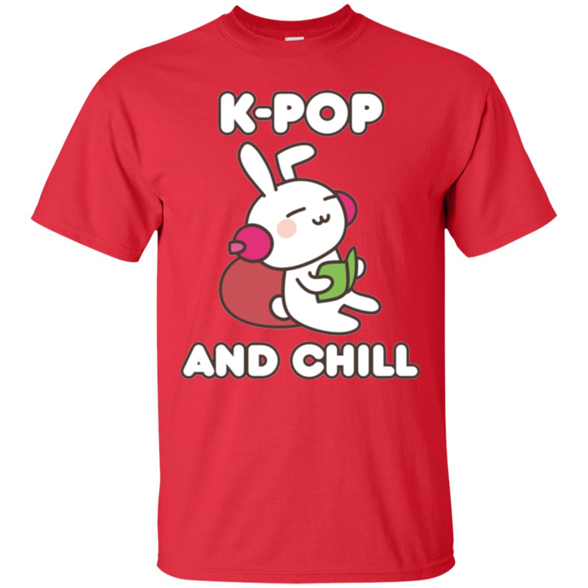 K-pop T-shirt K-pop And Chill Red