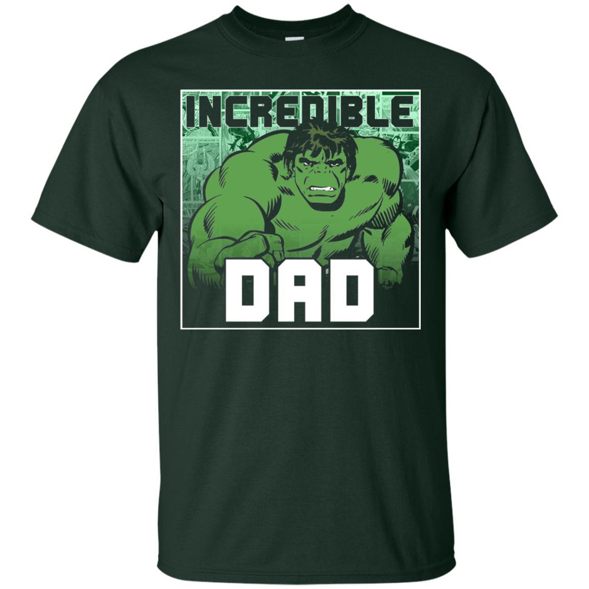 Daddy T-shirt Incredable Dad Forest Green