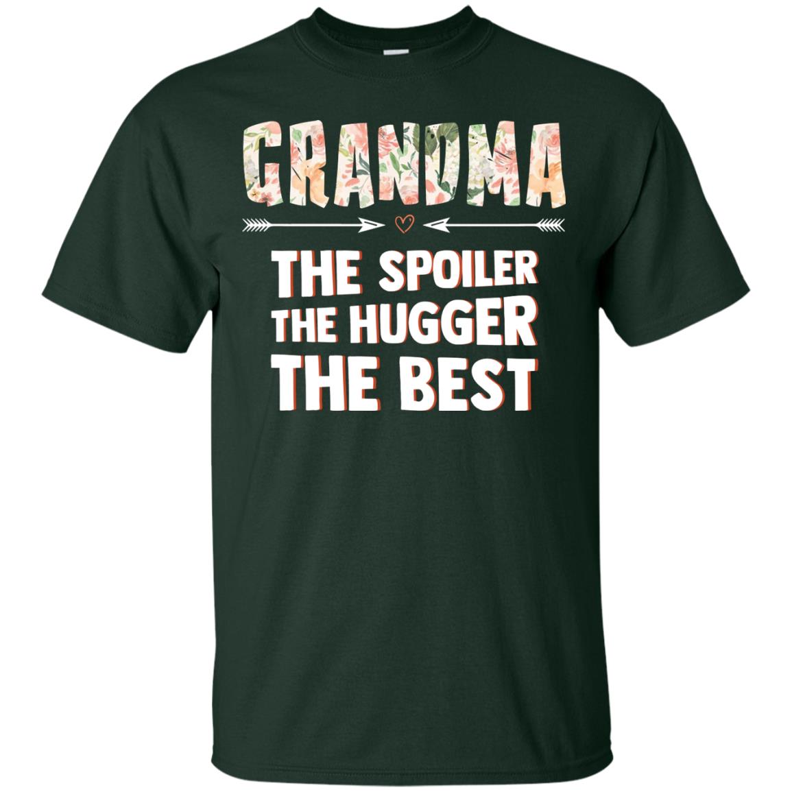 Grandma The Spoiler The Hugger The Best Nana Shirt Forest