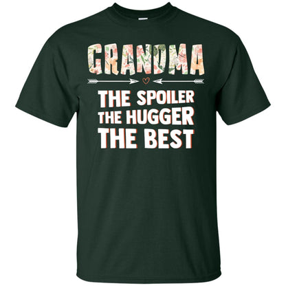Grandma The Spoiler The Hugger The Best Nana Shirt Forest