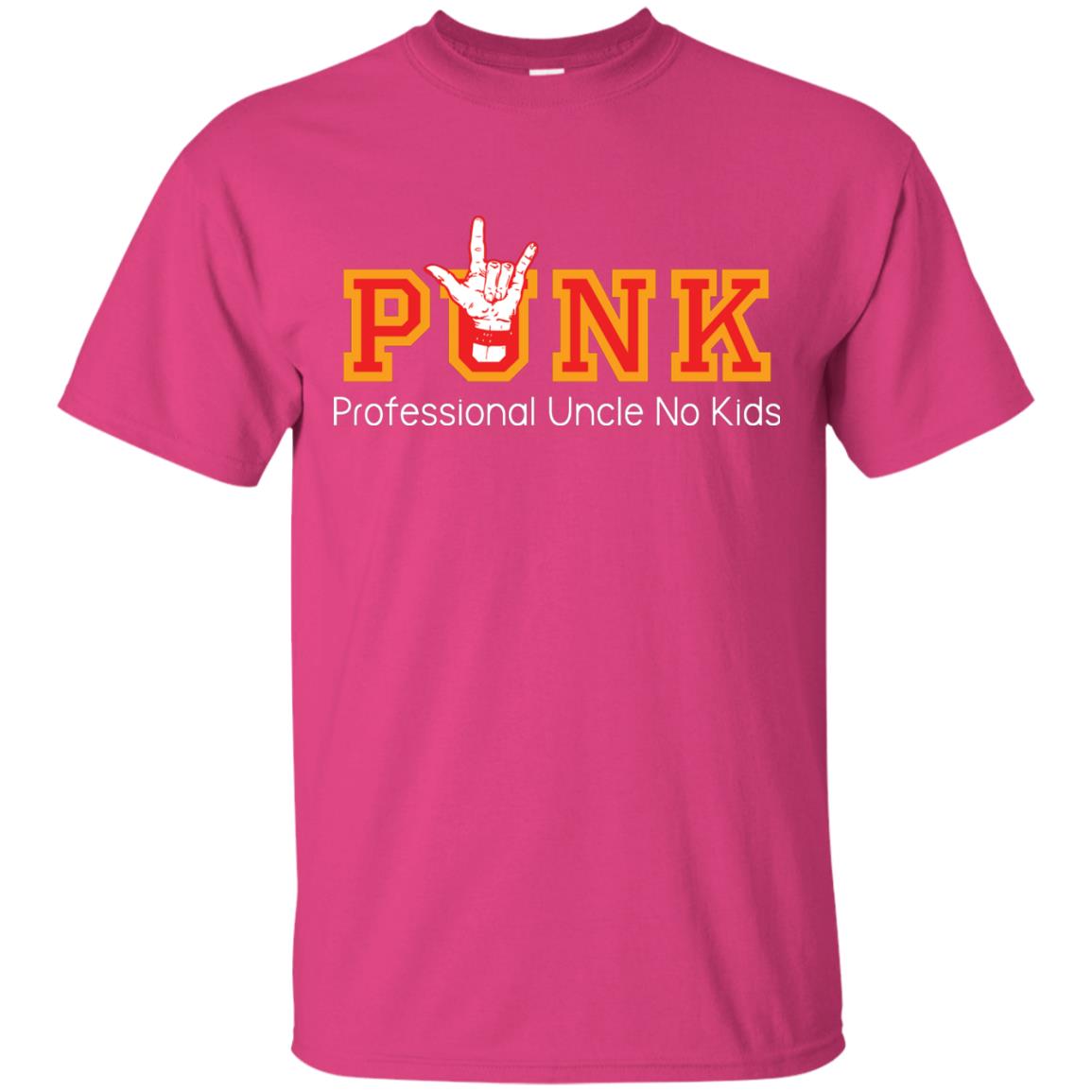 Uncle T-shirt Punk Professional Uncle No Kids Heliconia