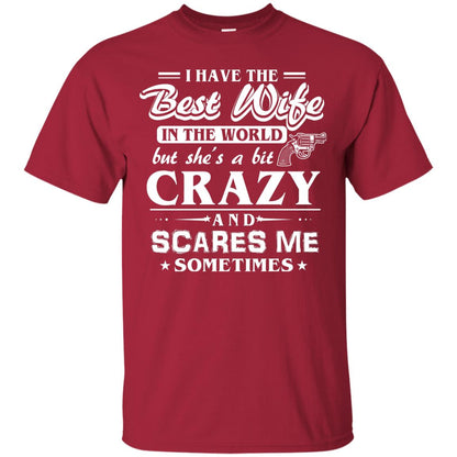 I Have The Best Wife In The World Best Idea Shirt For Funny Husbund Cardinal