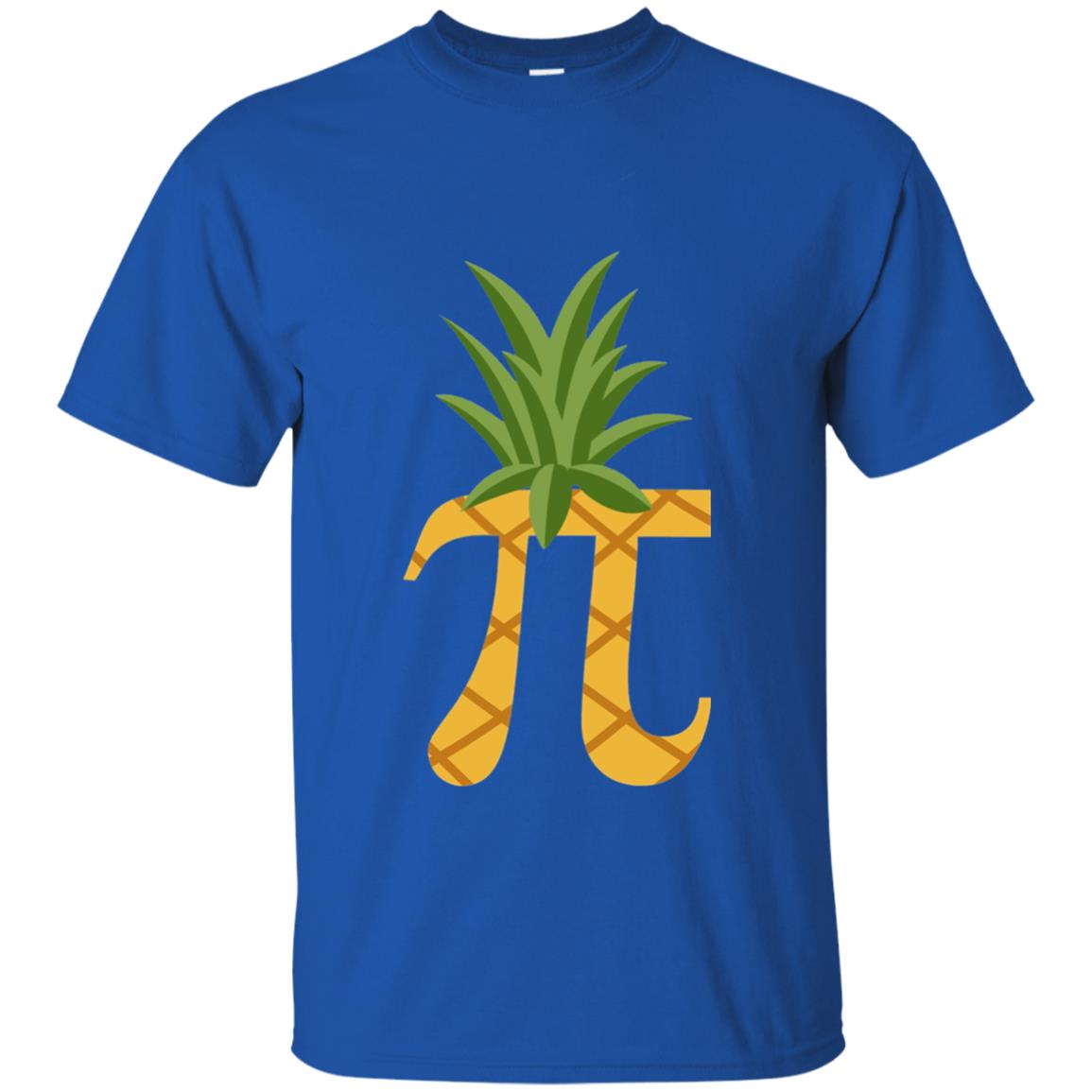 Parody Of Pi Pineapple Funny Pi Day T-shirt Royal