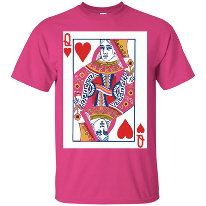 Valentines Day T-shirt Queen Of Hearts Cards Couple Heliconia