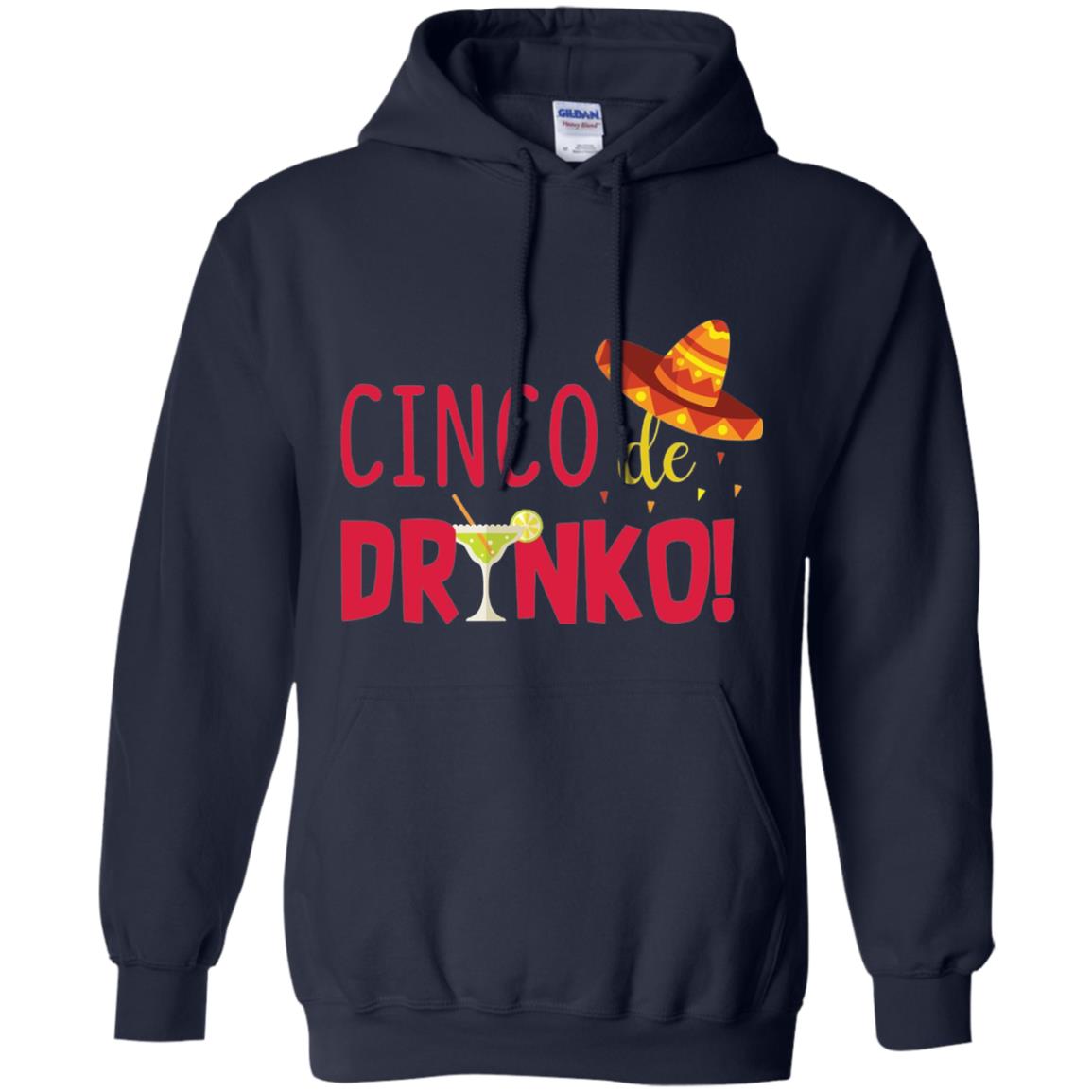 Cinco De Drinko Cinco Mayo 2018 Drinking T-shirt Navy