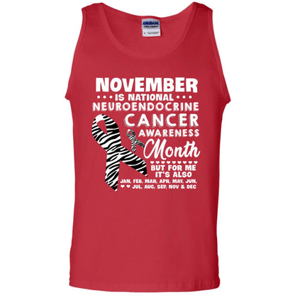 November Is National Neuroendocrine Cancer Awareness Month But For Me It's Also 12 Months Shirt Red