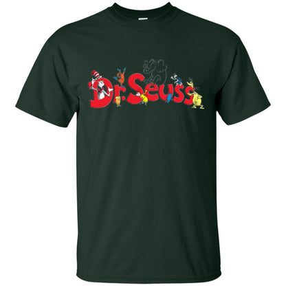 Film Lover T-shirt Dr. Seuss Family T-shirt Forest Green