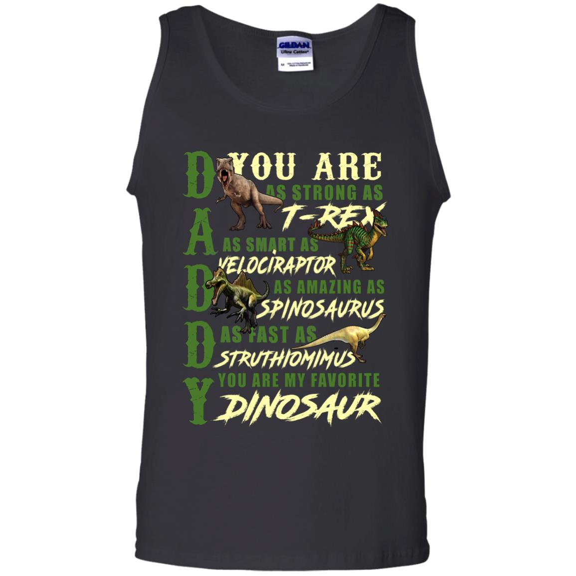 Daddy You Are My Favorite Dinosaur Shirt For Father_s Day Black