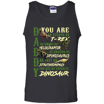 Daddy You Are My Favorite Dinosaur Shirt For Father_s Day Black