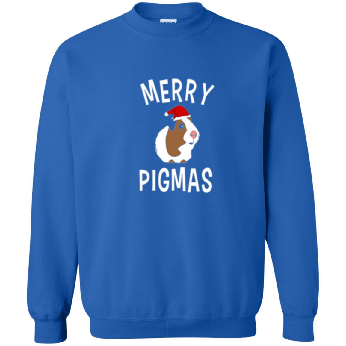Guinea Pig Lover T-shirt Merry Christmas Pigmas Royal