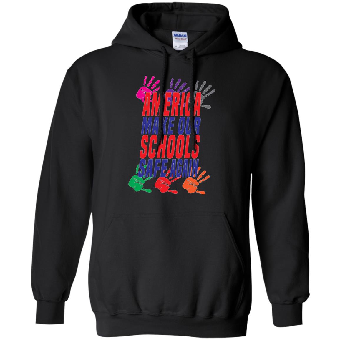 America Make Our Schools Safe Again Gu Control T-shirt Black