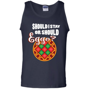 Waffle Lover T-shirt Should I Stay Or Should Eggo