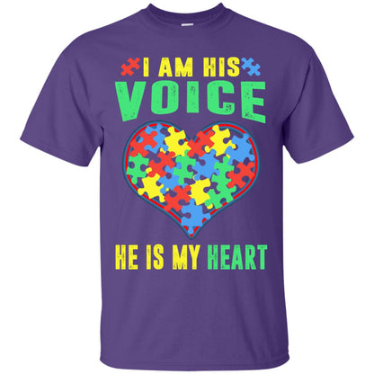 Autism Awareness Shirt He Is My Heart Purple
