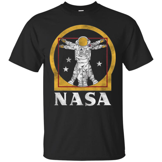 Nasa Vitruvian Astronaut Graphic T-shirt Black