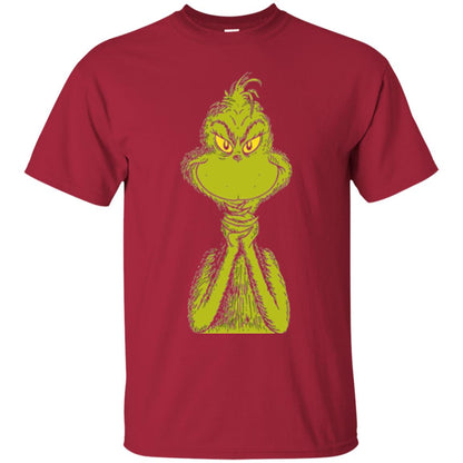 Dr. Seuss Classic Sly Grinch T-shirt Cardinal